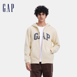 百亿补贴：Gap 盖璞 男女装2024秋季新款字母印花logo抓绒连帽卫衣休闲外套658736