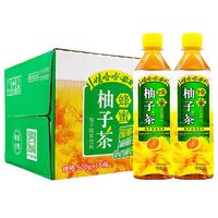 百亿补贴：WAHAHA 娃哈哈 蜂蜜柚子茶500ml*15瓶整箱装果汁饮料