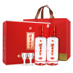 LUZHOULAOJIAO 泸州老窖 福运双禧礼盒 52度 浓香型白酒 500ml*2瓶