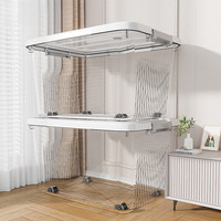 奇收收纳箱储物整理箱加厚衣物玩具大号密封车载带轮搬家塑料收纳盒