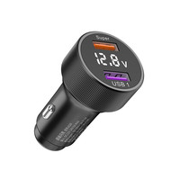 DINGKE 钉科 DINKEE钉科120W车充适用VIVO/iqoo8/9/10/11车载充电器80W闪充OPPO通用 V120数显闪充+闪充线