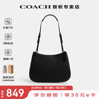 COACH 蔻驰 PENELOPE系列 女士中号腋下包 单肩手提包 黑色CP101JIBLK