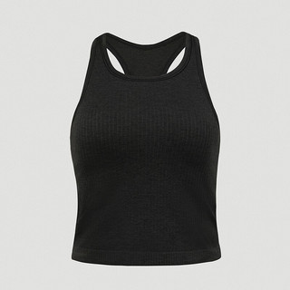 lululemon丨Ebb to Street 女士短款工字运动背心 内置内衣 LW1CJUS 黑色 M /8