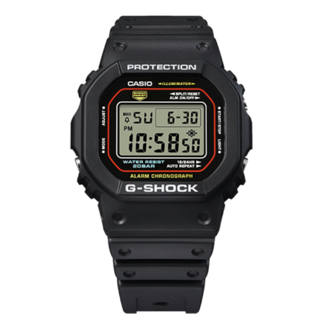 CASIO 卡西欧 G-SHOCK系列 42.8毫米石英腕表 DW-5600RL-1 初代原点复刻