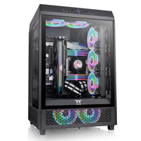 Thermaltake(Tt)The Tower 500 国际版 机箱水冷电脑主机(三面玻璃/全景视觉/海景房/手办展示窗)