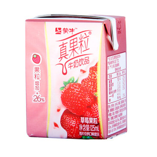 MENGNIU 蒙牛 小真果粒草莓味125ml*16盒