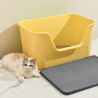 特大号猫砂盆巨大半封闭开放式猫厕所防外溅猫沙盆猫咪用品清理