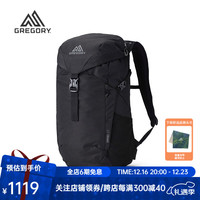 GREGORY格里高利NANO运动旅行户外徒步滑雪登山轻便冲顶包通勤背负双肩包 30L-黑曜石黑