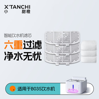 小甜橙 X\'TANCHI 饮水机滤芯银离子滤芯6重过滤 Pro/B03S通用