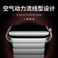 适用iwatch表带applewatchultra2表带链式s10不锈钢se苹果手表s9表带8代7/6/541男女49mm45/44金属运动s8