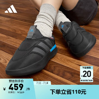 adidas ADIPUFF面包鞋型经典棉鞋男女阿迪达斯轻运动 黑色 46(285mm)选大半码