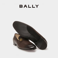 BALLY 巴利 男士棕色SUISSE皮革乐福鞋6304685 棕色 39.5