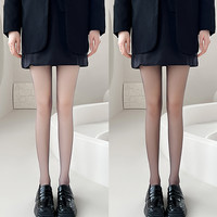 黑色丝袜女性感薄款防勾丝春秋款光腿高透不掉档夏季0d连裤袜 【均码】75-125斤