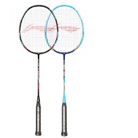 LI-NING 李宁 610 羽毛球拍 AYPP398-3 浅蓝/黑红 对拍 已穿线