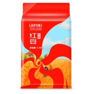 盖亚农场 有机红豆1.25kg