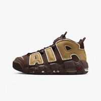 NIKE 耐克 Air More Uptempo 男鞋 棕色皮蓬复古篮球鞋 FB8883-200