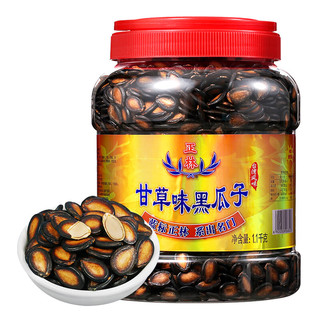 正林 黑瓜子炒货甘草味 1100g/桶