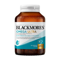 BLACKMORES 澳佳宝 94%高纯度超浓缩 至臻金粹鱼油软胶囊 60粒