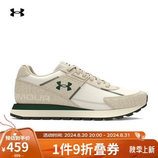 安德玛（UNDERARMOUR）秋冬Essential Runner男子运动休闲鞋3028408 石英白106 45