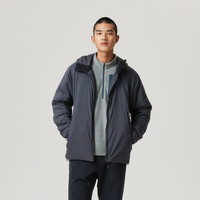 三夫户外丨隐者山之道 24秋冬 户外徒步登山寒烟男女款轻量棉服 灰牡蛎（男） 2XL
