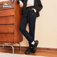 鸿星尔克运动裤女加绒卫裤2024秋冬季保暖休闲裤女卫裤长裤子