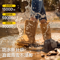 UBZ 防水雪地靴女2024户外冬季东北中筒加厚防滑加绒保暖靴子