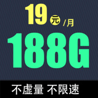 中国电信 飞雪卡 19元/月（130G全国流量+不限速+0.1元/分钟通话）