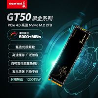 百亿补贴：Great Wall 长城 GT50 2TB M.2固态硬盘SSD台式机笔记本硬盘NVMe PCIe4.0