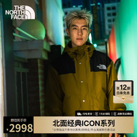 北面（The North Face）86经典ICON冲锋衣MOUNTAIN男女潮牌复刻3L防水24秋季|8AKJ 5HO/苍苔绿 XXL/190