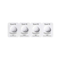 半分一（blankme）气垫2.0控油遮瑕持久不脱妆防晒滋润小黑银盒替换芯粉底液女 油皮白盒 试色卡 1.2ml