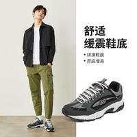 SKECHERS 斯凯奇 男子休闲运动鞋 50988/NVBK 海军蓝色/黑色 41