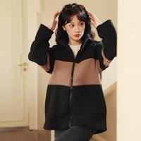 stylecloth 诗可洛 女士慵懒风拼色短外套