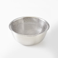 MUJI 無印良品 不锈钢 盆/M 餐具 家用和面盆洗菜盆沙拉拌菜淘米盆