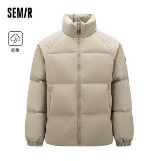 森马（Semir）轻松羽绒|x超级植物公司羽绒服男101723113202 卡其50641