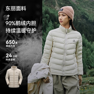 伯希和经典2.0羽绒版冲锋衣三合一男女鹅绒内胆户外登山服 【女款】暖日白 L