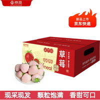 京觅无锡宜兴梦之莹白草莓 生鲜水果 爱的味道 2斤装(单果15克+) 梦之莹白草莓2斤装单果15克+