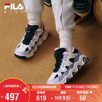 FILA 斐乐 童鞋儿童BB鞋2024冬季男女中大童儿童经典篮球鞋