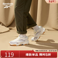 Reebok 锐步 官方男女FLUFFIPUFF黑武士贝果鞋运动休闲舒适老爹鞋