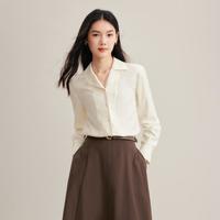 结构睡衣领基础百搭衬衫女休闲百搭气质小上衣