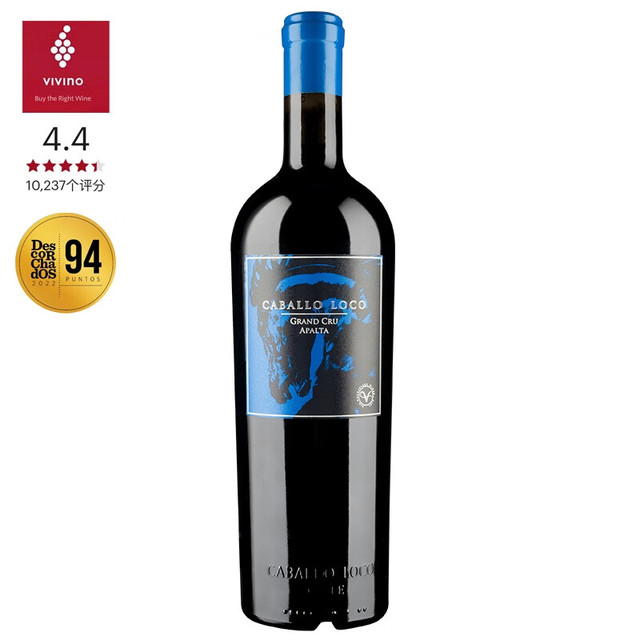 Caballo Loco 疯马 阿帕塔 佳美娜混酿 干红葡萄酒 750ml 单支装