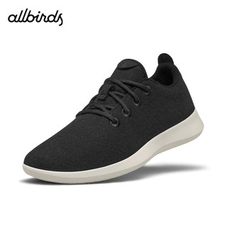 Allbirds 羊毛鞋Wool Runner休闲鞋羊毛舒适轻便保暖慢跑鞋男女款运动鞋 无限黑 41 女码