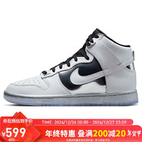 耐克NIKE运动板鞋女子缓震耐磨DUNK HIGH运动鞋DX5928-100白36