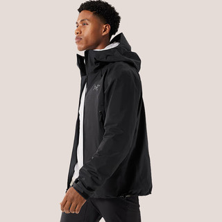 始祖鸟（ARC'TERYX） BETA LIGHTWEIGHT JACKET男士 GORE-TEX 防水户外防风雨冲锋衣 黑色Black L