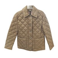 BURBERRY/博柏利 女士聚酰胺贴袋按扣开襟棉服 高端流行