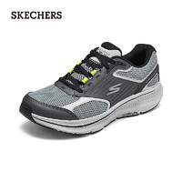 斯凯奇（Skechers）休闲跑步鞋黑色训练减震耐磨运动鞋男220868 灰色/黑色/GYBK 39.5