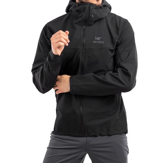 始祖鸟（ARC'TERYX）Gamma LT/Hoody 男子户外连帽软壳衣 轻量夹克防风衣外套春秋男 Gamma LT-Black 黑色-17307 XL(95kg以上)