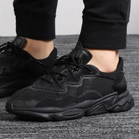 adidas ORIGINALS OZWEEGO情侣款男女经典透气小黑鞋运动休闲鞋老爹鞋