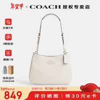 COACH 蔻驰 PENELOPE系列女士中号腋下包单肩手提包 白色CP101SVHA