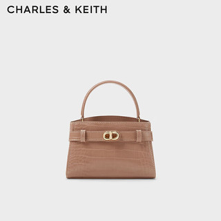 CHARLES & KEITH 女士鳄鱼纹凯莉包 CK2-50270880-1