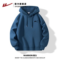 回力针织休闲连帽卫衣男2025春秋装帽衫外套男士上衣潮H 【重磅棉帽卫】雾霾蓝(HL黑回力) XL